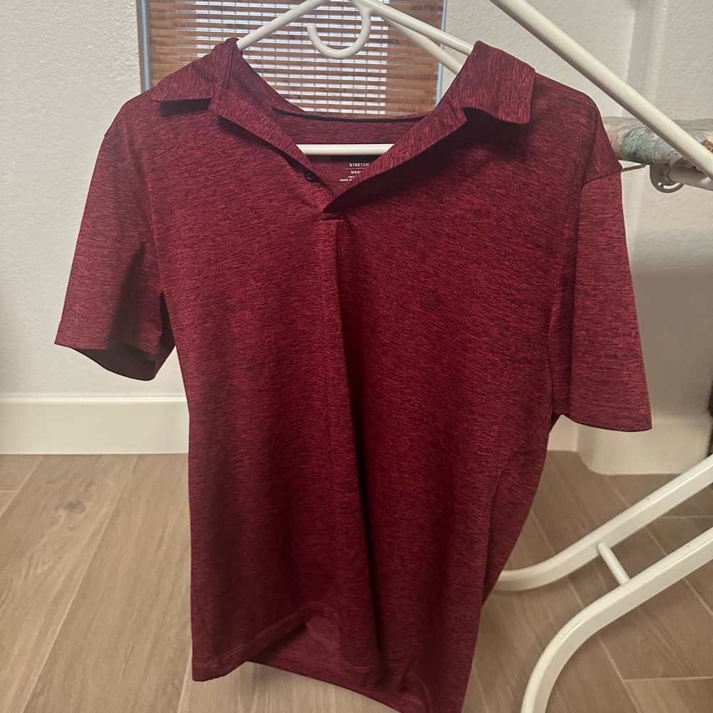Alfani red polo medium